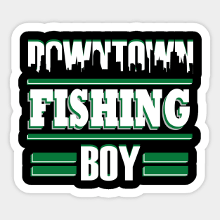 Fishing Fishing Nature Gift Boys Saying Sticker